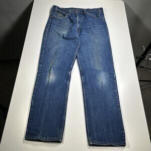 Levi’s 505 Jeans Men’s 31x27 Orange Tab Straight Leg Made In USA Medium Wash